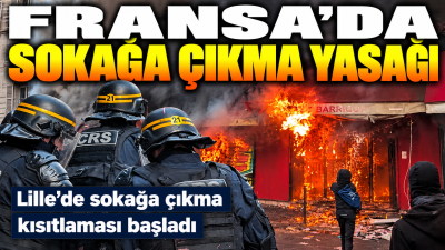 Fransa'da hafta sonu yaşanan şiddet olaylarının ardından Lille, Douai, Wattignies