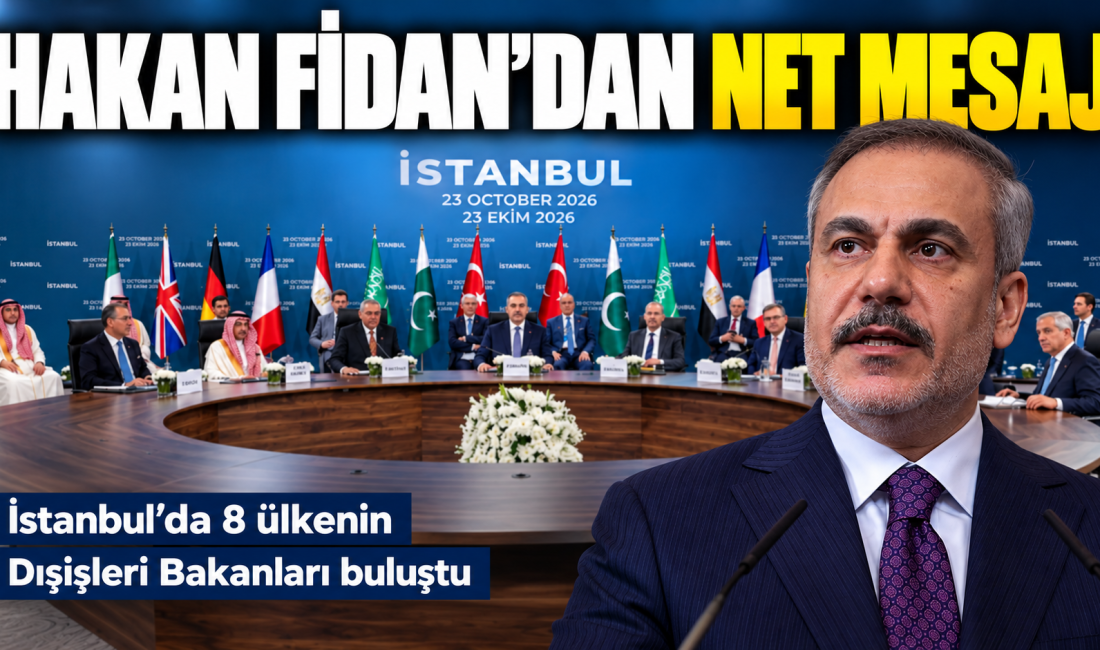 Dışişleri Bakanı Hakan Fidan’ın ev sahipliğinde, Türkiye, Mısır, Pakistan ve