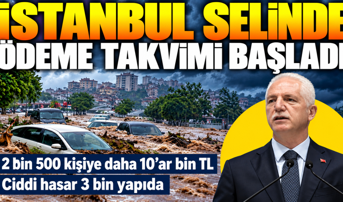 İstanbul Valisi Davut Gül, sel felaketinin altıncı gününde Ayazağa'da hasar