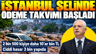 İstanbul Valisi Davut Gül, sel felaketinin altıncı gününde Ayazağa'da hasar