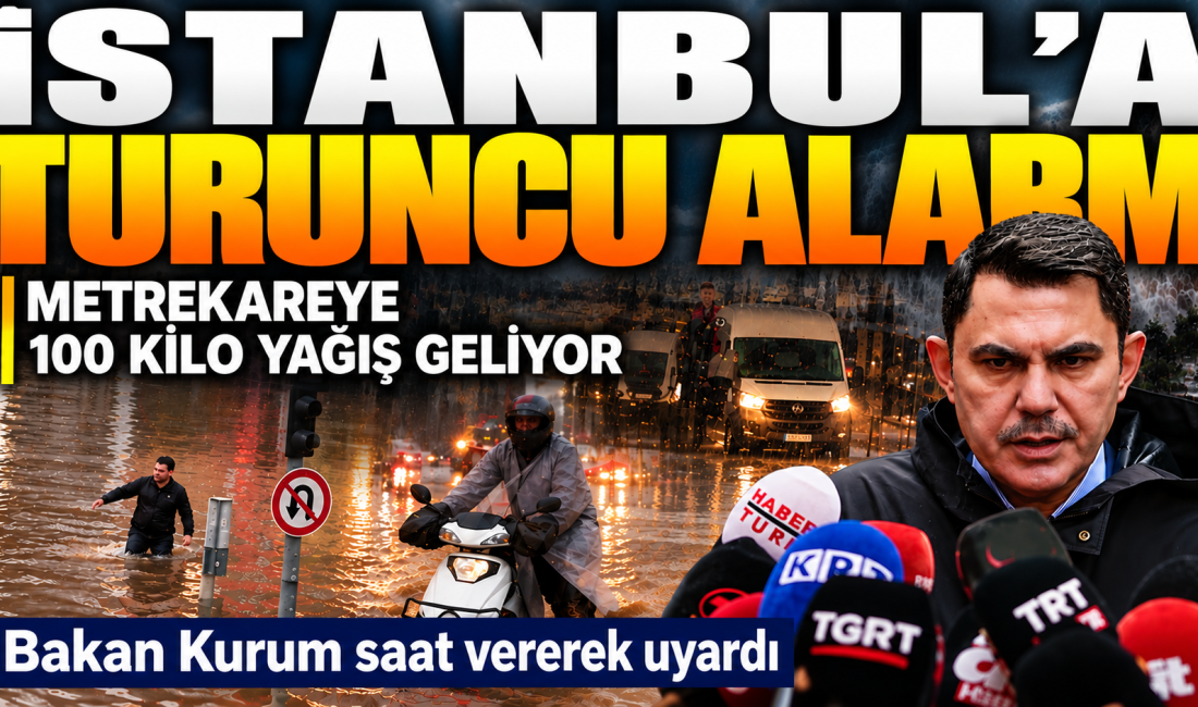 Meteoroloji Genel Müdürlüğü, İstanbul'un da aralarında bulunduğu 5 il için