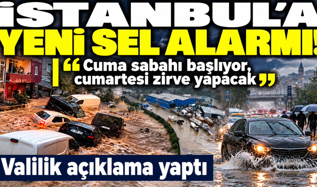 İstanbul Valiliği, gece etkisini kaybedecek yağışların ardından yarın sabahtan itibaren