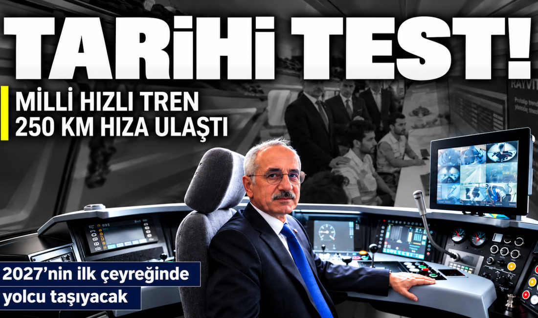 Ulaştırma ve Altyapı Bakanı Abdulkadir Uraloğlu, TÜRASAŞ tarafından geliştirilen milli