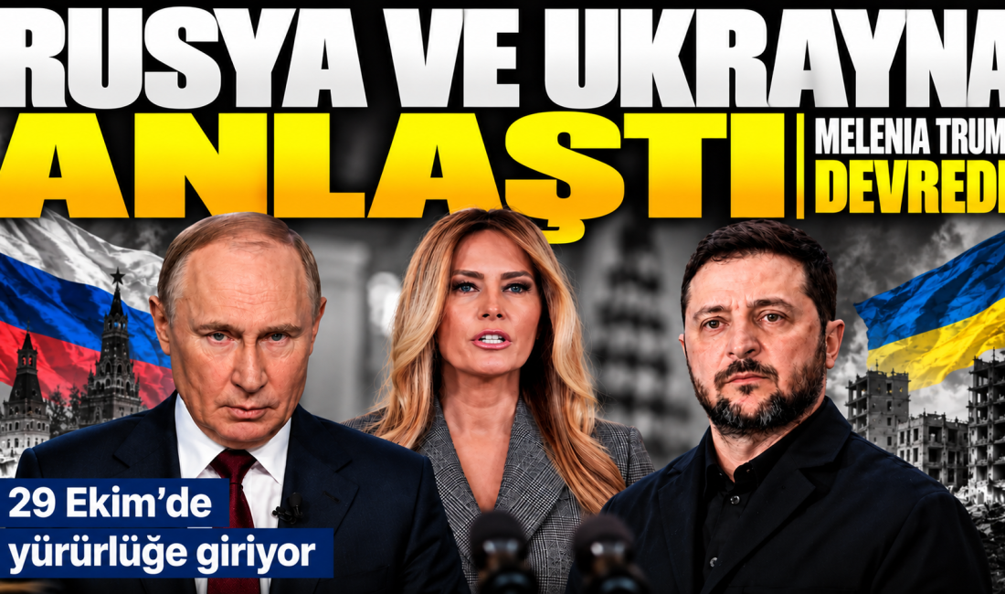 Beyaz Saray, First Lady Melania Trump'ın girişimiyle Rusya ve Ukrayna'nın
