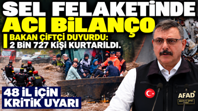 İçişleri Bakanı Mustafa Çiftçi, İstanbul'da etkili olan sel felaketine ilişkin
