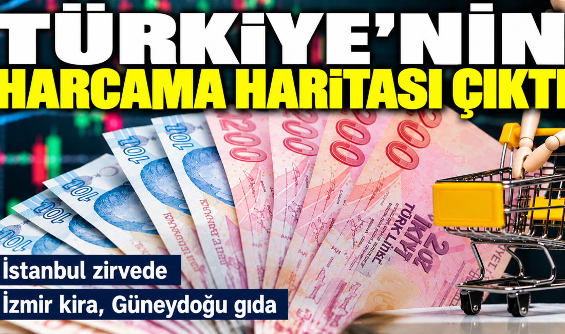 TÜİK'in 2025 yılı Hanehalkı Tüketim Harcaması verileri, Türkiye'nin harcama alışkanlıklarını