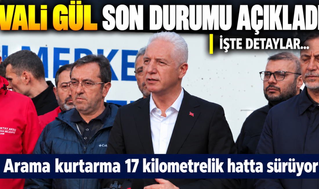 İstanbul Valisi Davut Gül, Ayazağa'daki sel felaketinin beşinci gününde kayıp