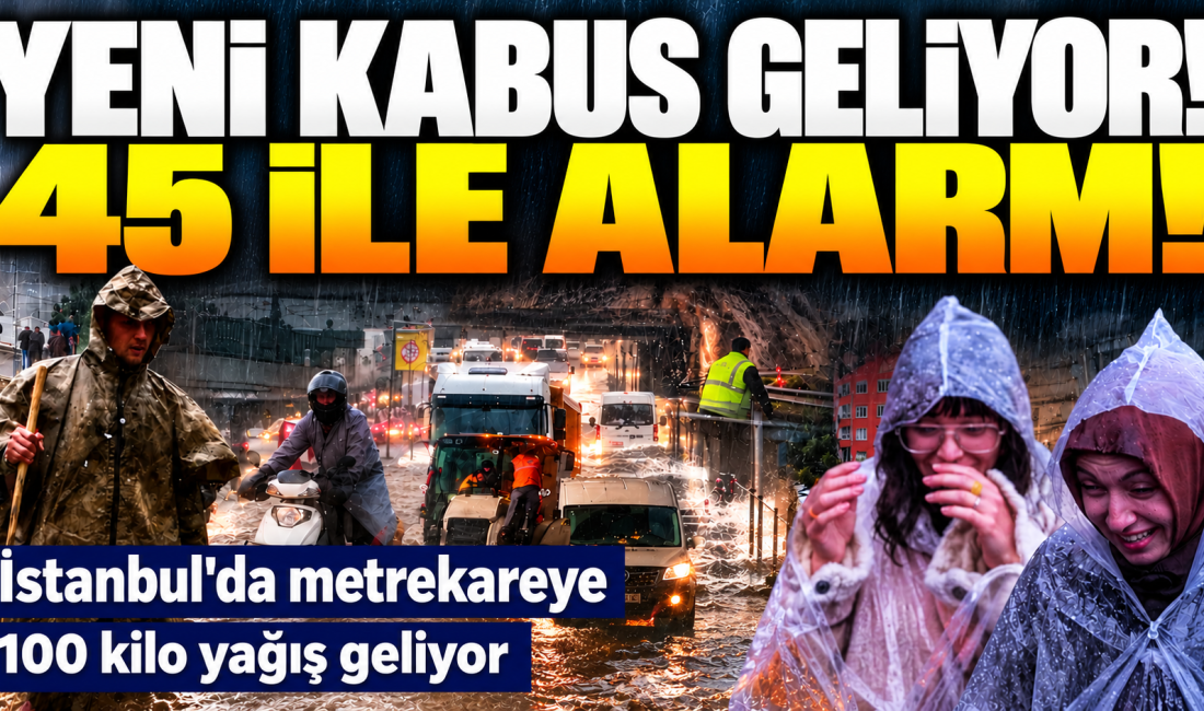 İstanbul ve Marmara Bölgesi'nde son 84 yılın yağış rekorunu kıran
