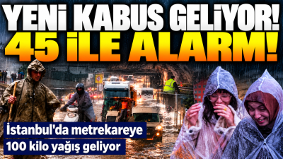 İstanbul ve Marmara Bölgesi'nde son 84 yılın yağış rekorunu kıran