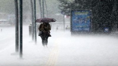 stanbul genelinde Balkanlar üzerinden gelen soğuk hava dalgası ve Orta
