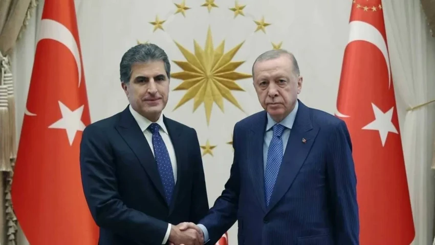 Irak Kürt Bölgesel Yönetimi (IKBY) Başkanı Neçirvan Barzani, "Terörsüz Türkiye"
